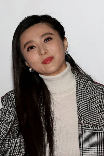 Die Chinesische Schauspielerin Fan Bingbing Besucht Eine Werbeveranstaltung Für Ihren — Stockfoto