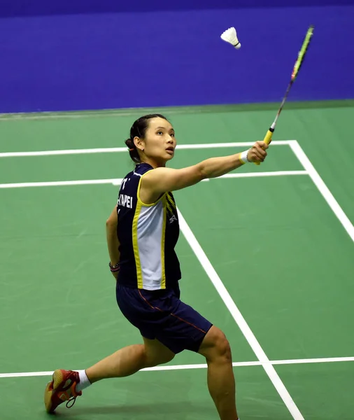 Tai Tzu Ying Çin Taipei Bir Dönüş Atış Carolina Marin — Stok fotoğraf