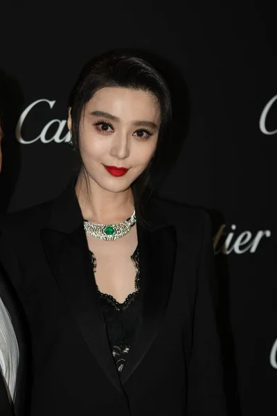 Çinli Oyuncu Fan Bingbing Cartier Magicien Takı Sergisi Kasım 2016 — Stok fotoğraf