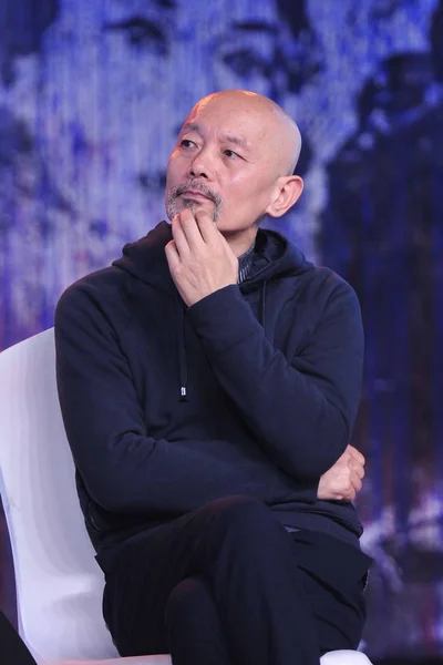 Chinese Acteur Woont Een Persconferentie Zijn Nieuwe Film Verspild Times — Stockfoto