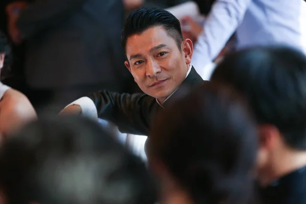 Cantante Actor Hong Kong Andy Lau Asiste Estreno Película Gran — Foto de Stock