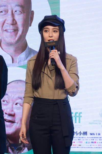 Chińska Aktorka Fan Bingbing Uczęszcza Uroczyste Otwarcie Kina Huayi Braci — Zdjęcie stockowe