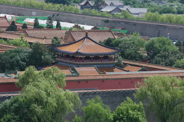 Visa Palace Museum Även Känd Som Den Förbjudna Staden Peking — Stockfoto