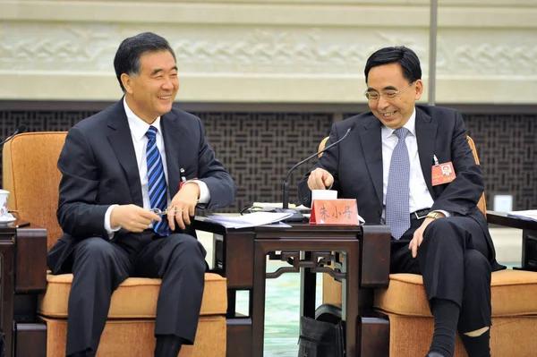 Wang Yang Toenmalige Secretaris Van Het Provinciaal Partij Comité Van — Stockfoto