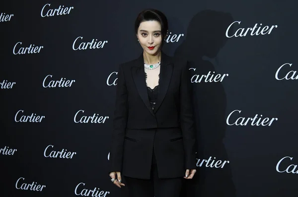 Actriz China Fan Bingbing Asiste Exposición Joyería Cartier Magicien Shanghai —  Fotos de Stock