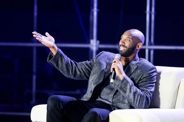 Emerytowany Star Nba Kobe Bryant Uczęszcza Wentylator Spotkanie Mieście Shenyang — Zdjęcie stockowe