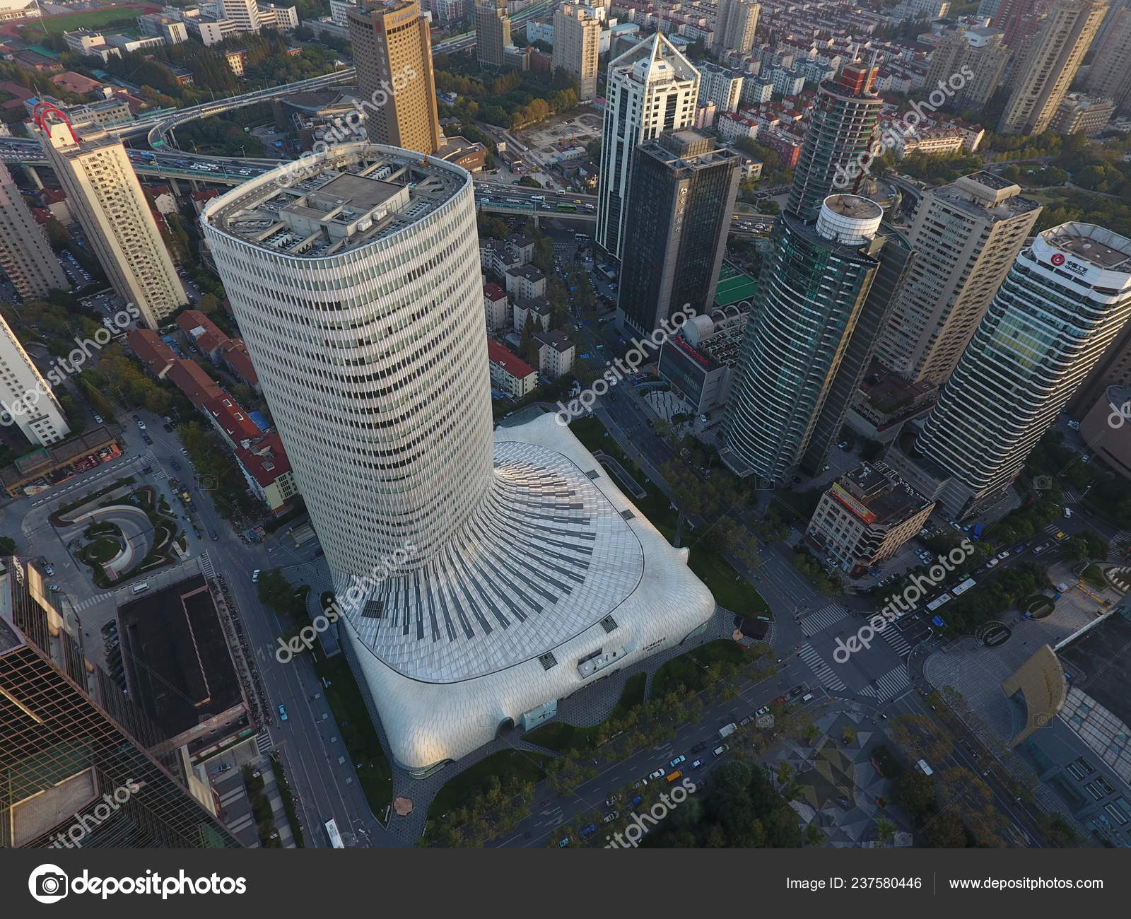Aerial View Headquarters Building Lvmh China Also Known L'avenue