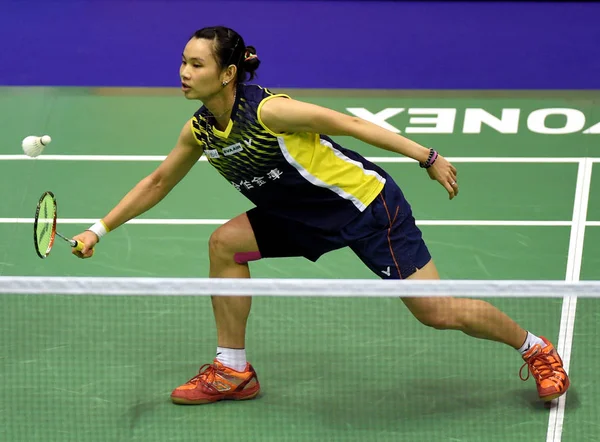 Tai Tzu Ying Kínai Tajpej Játszik Egy Visszatérési Lövés Carolina — Stock Fotó