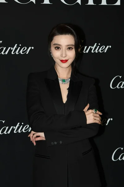 Actriz China Fan Bingbing Asiste Exposición Joyería Cartier Magicien Shanghai —  Fotos de Stock