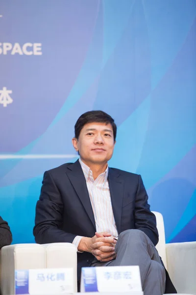 Робин Яньхун Председатель Генеральный Директор Baidu Принял Участие Форуме Время — стоковое фото
