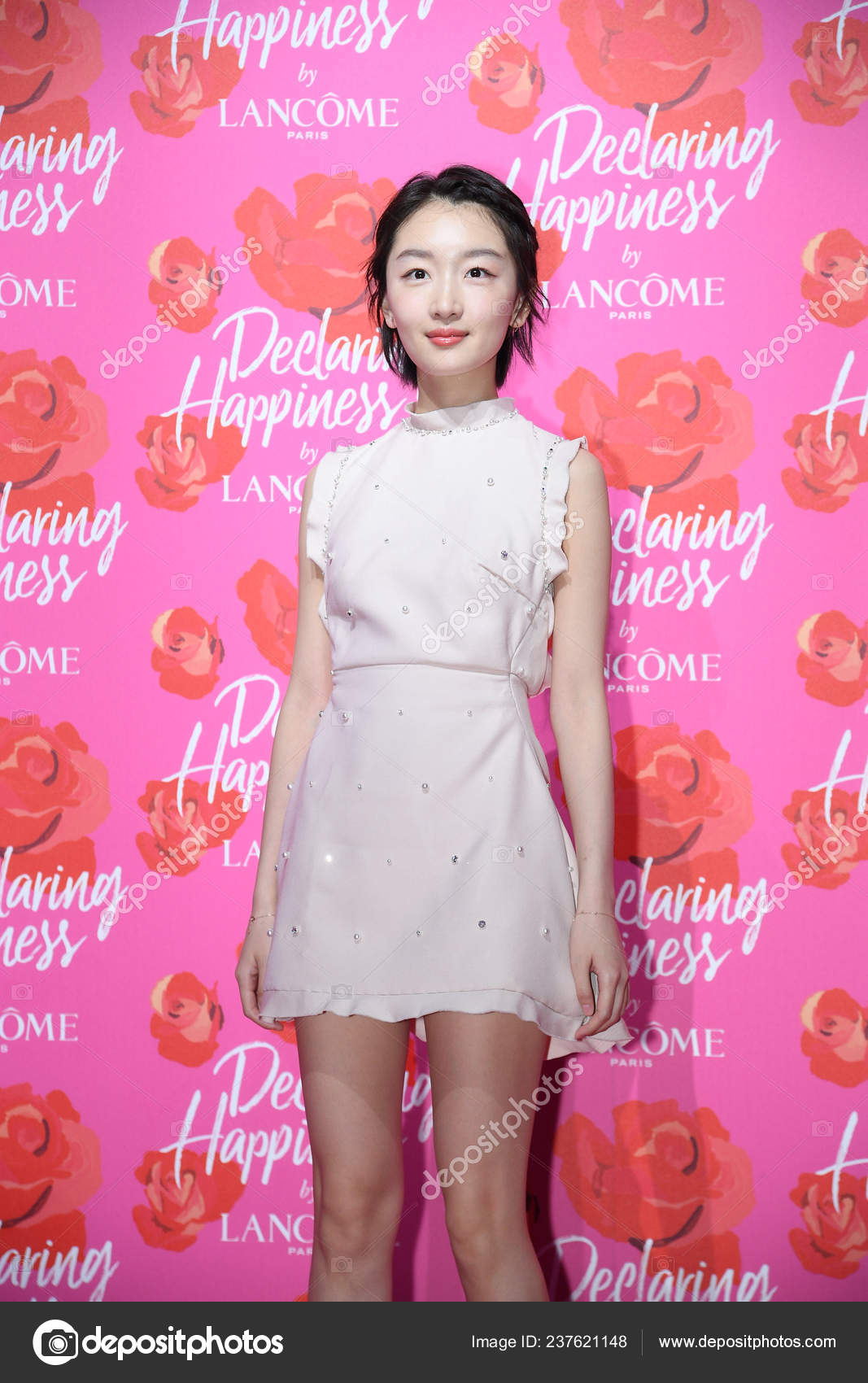Actress Zhou Dongyu poses for fashion brand 