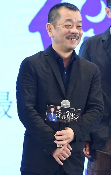 Japanese Film Director Joji Matsuoka Attends Press Conference His Movie — Stock Photo, Image