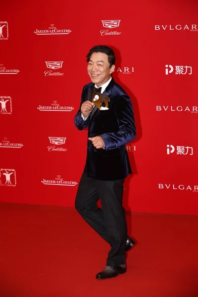 Chinese Acteur Huang Arriveert Rode Loper Voor Het Sluitingsceremonie Van — Stockfoto