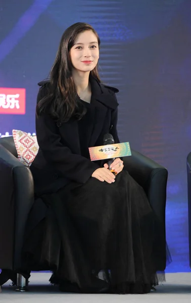 Hong Kong Model Actress Angelababy Attends Press Conference Her New — Stock Photo, Image