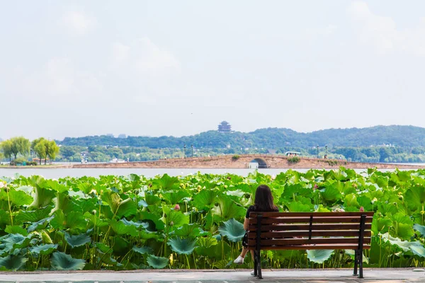 Landschap Van West Lake Hangzhou City East China Oostelijke Provincie — Stockfoto