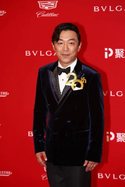 Actor Chino Huang Llega Alfombra Roja Para Ceremonia Clausura Del — Foto de Stock