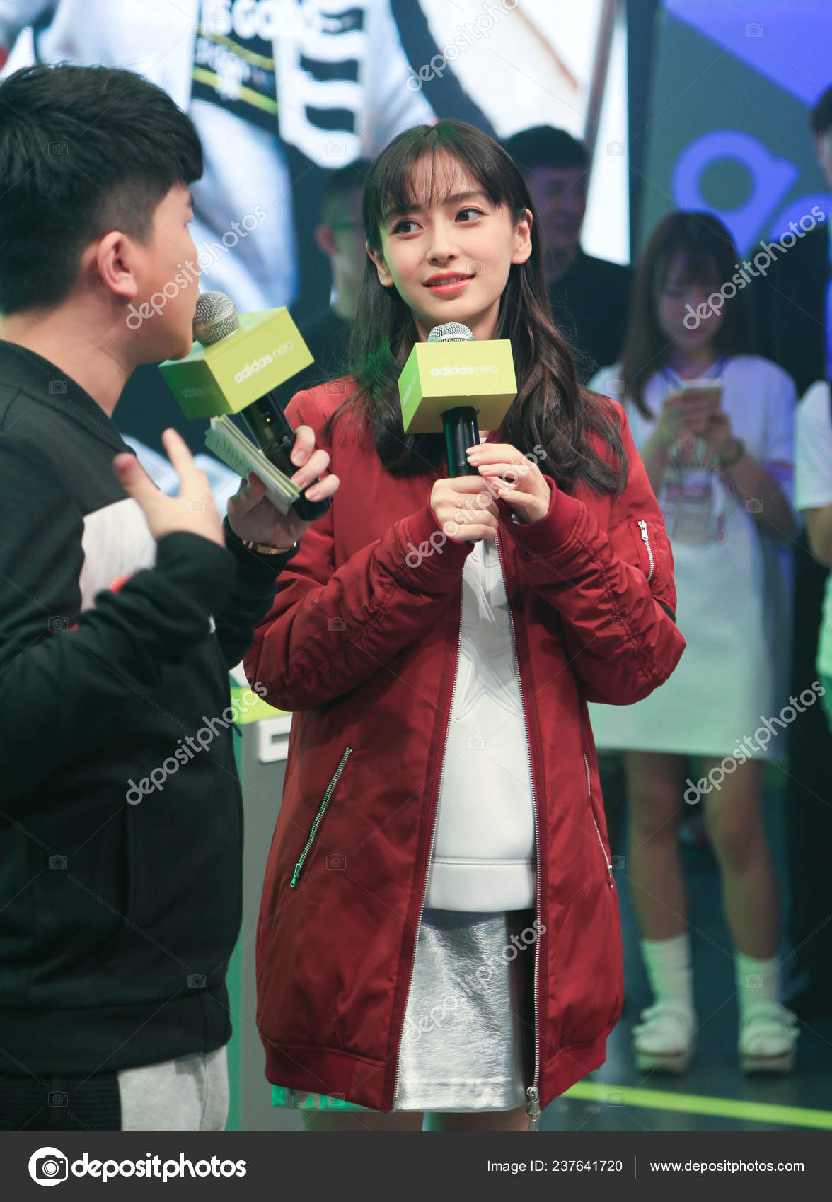 Hong Kong Model Actress Angelababy Attends Promotional Event Adidas Neo – Editorial Photo © ChinaImages #237641720