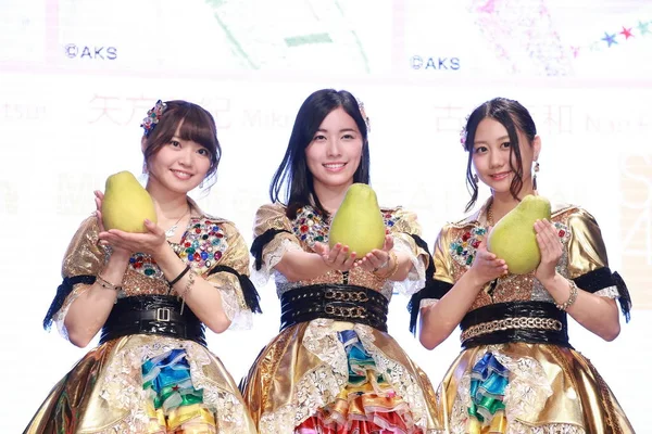 Von Links Miki Yakata Jurina Matsui Und Nao Furuhata Der — Stockfoto