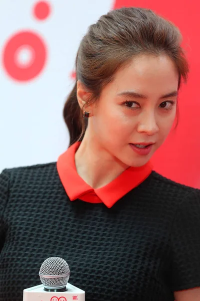 Южнокорейская Актриса Чхон Сон Известная Псевдонимом Сон Чжи Принимает Участие — стоковое фото