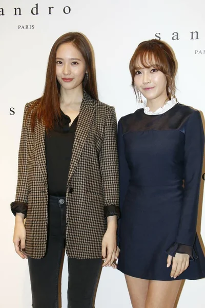 Zuid Koreaanse Zangers Actrices Jessica Jung Yeon Gelijk Krystal Jung — Stockfoto