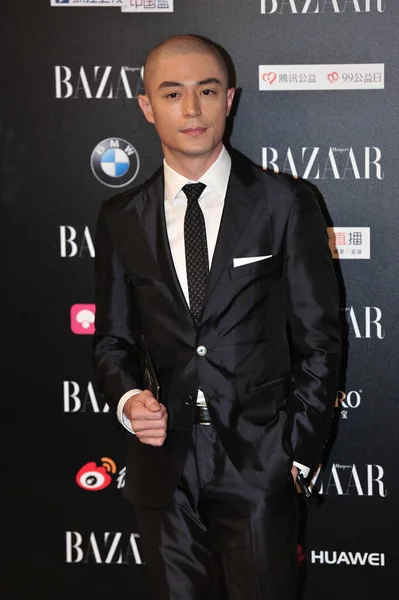 Acteur Taïwanais Wallace Huo Arrive Sur Tapis Rouge Pour Gala — Photo