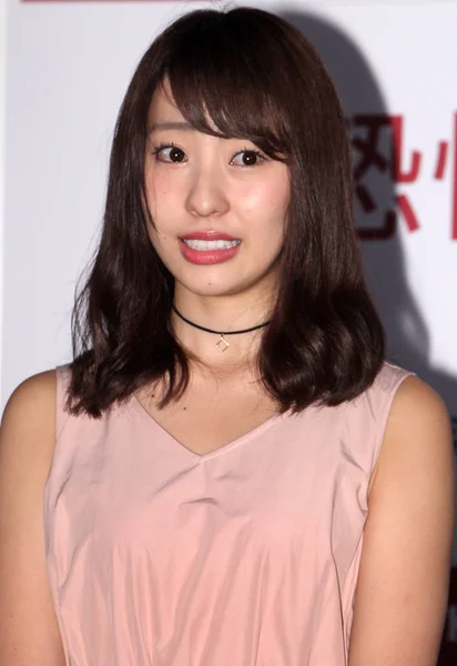 Reina Fujie Kapitány Japán Idol Lány Csoport Nmb48 Csapat Részt — Stock Fotó