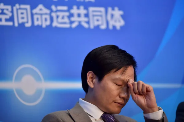 Lei Jun Voorzitter Ceo Van Xiaomi Technologie Voorzitter Van Kingsoft — Stockfoto