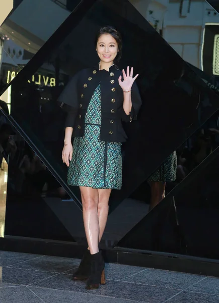 Taiwanesiska Skådespelerskan Ruby Lin Deltar Utställning För Burberry Nya Produkter — Stockfoto