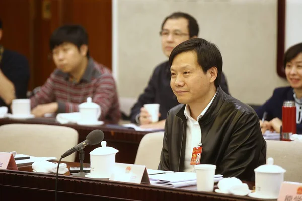 Lei Jun Voorzitter Ceo Van Technologie Van Xiaomi Voorzitter Van — Stockfoto