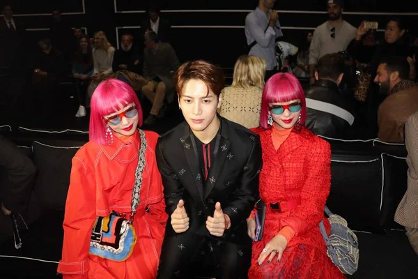 Jackson Wang Chanteur Acteur Hong Kong Groupe Garçons Sud Coréen — Photo