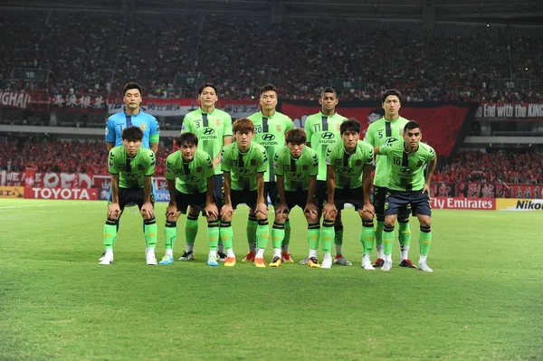 Spelers Van Startende Line Van Zuid Korea Jeonbuk Hyundai Motors — Stockfoto