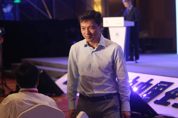Robin Yanhong Vorsitzender Und Ceo Von Baidu Nimmt August 2016 — Stockfoto