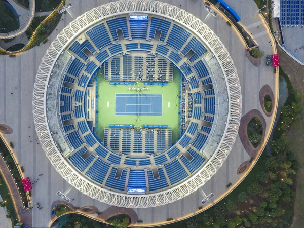 Vista Aerea Del Centro Internazionale Tennis Optics Valley Nella Città — Foto Stock