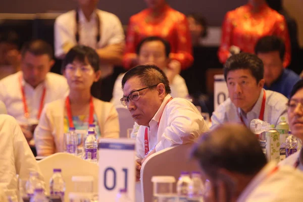Ren Zhiqiang Presidente Huayuan Property Ltd Participa Evento Durante Yabuli — Fotografia de Stock