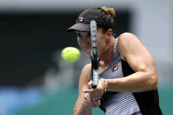 Jelena Jankovic Serbia Devuelve Una Oportunidad You Xiaodi China Durante — Foto de Stock