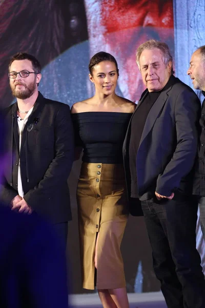 American Actress Paula Patton Second Left English Film Director Duncan — Stock Photo, Image