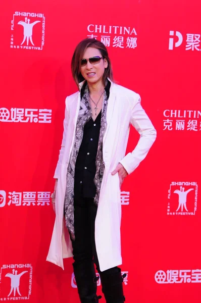 Japanese Musician Songwriter Yoshiki Hayashi Arrives Red Carpet Closing Ceremony — Stock Photo, Image