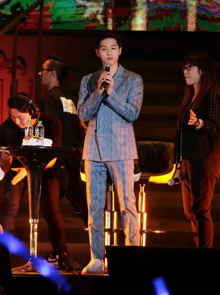 South Korean Actor Song Joong Attends Fan Meeting Taipei Taiwna — Stock Photo, Image