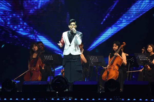 Cantante Taiwanés Jay Chou Presenta Ceremonia Presentación Los Premios Hito — Foto de Stock