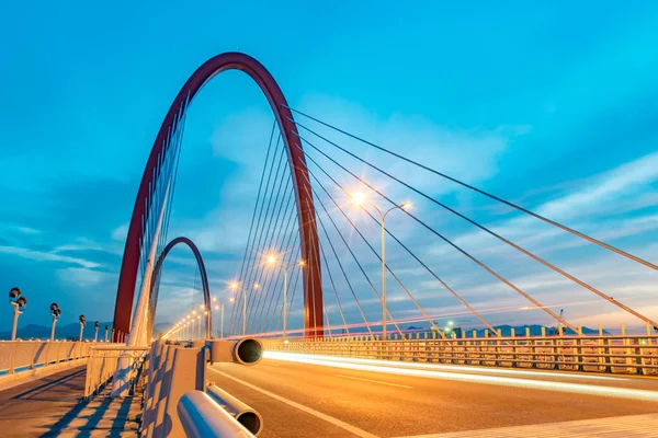 之江橋として知られている第 回公共川橋 2016 日中国東部の浙江省杭州市の銭江新市街の眺め — ストック写真