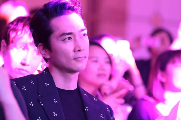 Zuid Koreaanse Acteur Lied Seung Heon Woont Een Persconferentie Voor — Stockfoto