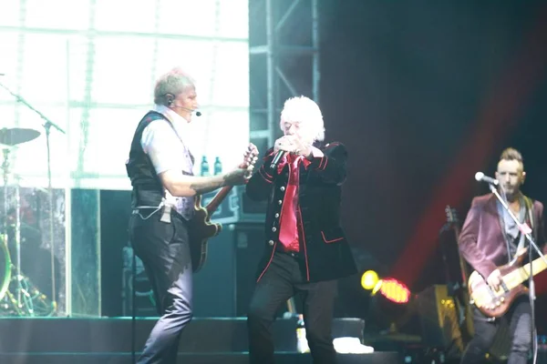 Banda Rock Australiana Air Supply Realiza Concierto Durante Gira Mundial —  Fotos de Stock