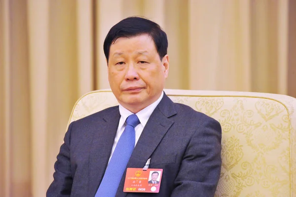 File Ying Yong Tehdejší Náměstek Ministra Šanghajského Městského Výboru Komunistické — Stock fotografie