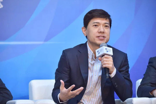 Robin Yanhong Chairmand Ceo Baidu Dünya Internet Konferansı Olarak Bilinen — Stok fotoğraf