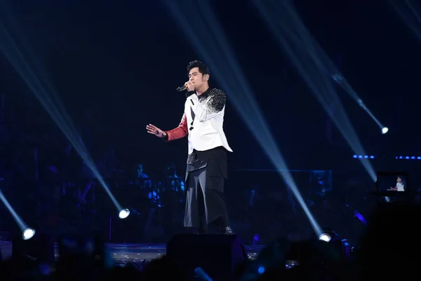 Taiwanesischer Sänger Jay Chou Tritt Bei Der Preisverleihung Der Hito — Stockfoto
