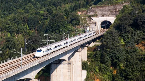 Train Grande Vitesse Crh China Railway High Speed Circule Sur — Photo