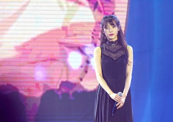 Sydkoreansk Sångerska Och Skådespelerska Lee Eun Mer Känd Sitt Artistnamn — Stockfoto