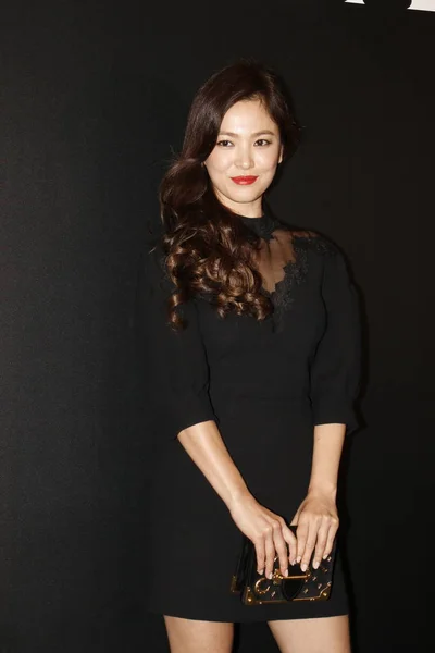 Atriz Sul Coreana Song Hye Kyo Chega Para Festa Reabertura — Fotografia de Stock