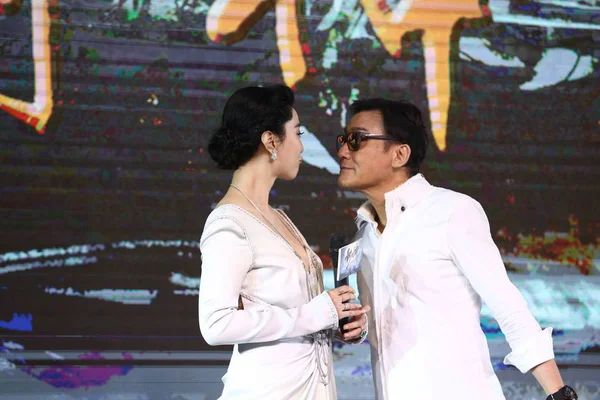 Actriz China Fan Bingbing Izquierda Actor Hong Kong Tony Leung — Foto de Stock