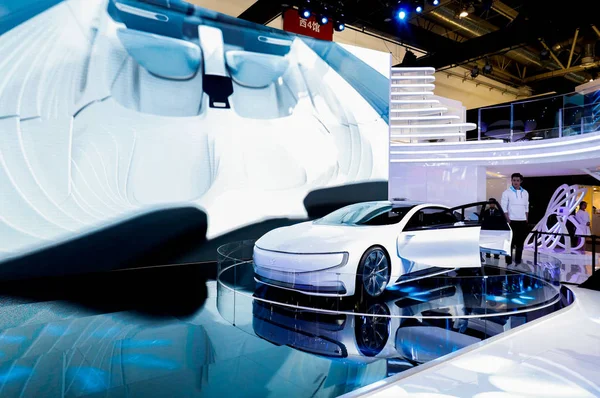 Leeco Lesee Concept Car Display 14Th Beijing International Automotive Exhibition — Stock Photo, Image